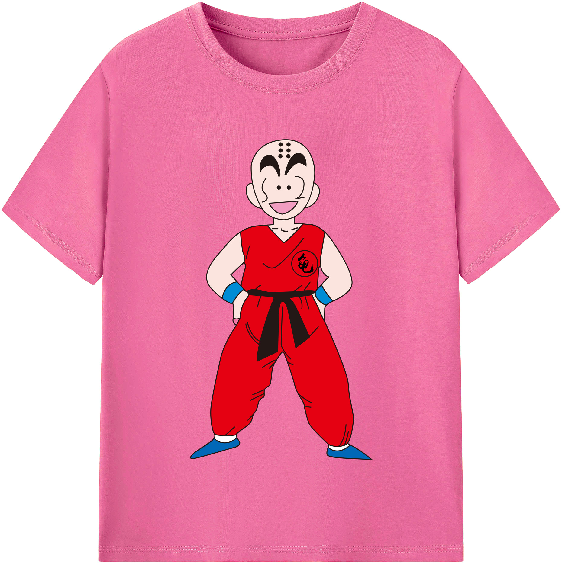 （画像用） ドラゴンボール クリリン DRAGON BALL krillin レディースカジュアルプリントTシャツ（綿100％）